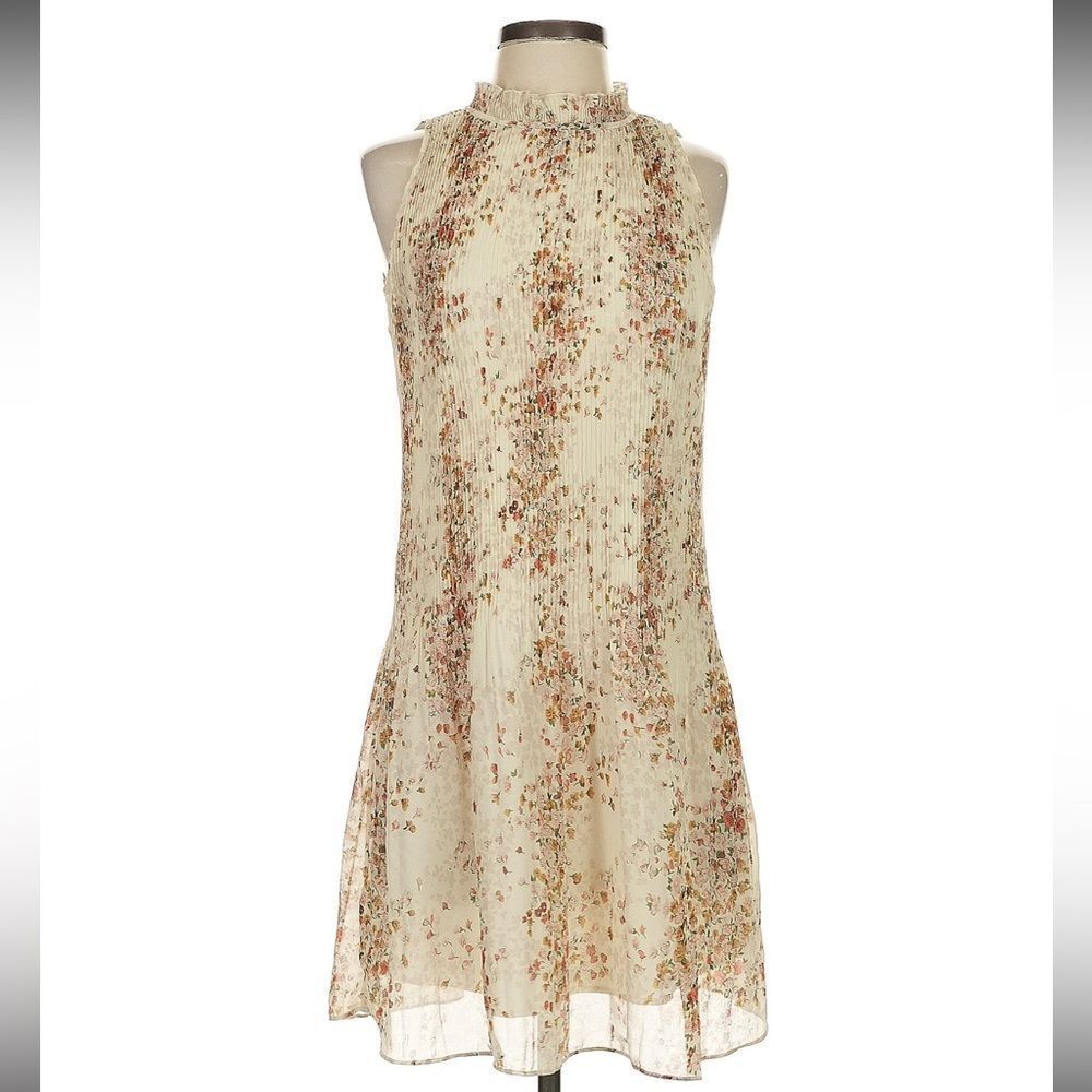 Anthropologie Women’s Maison D'Amelie Paris Drop Waist Sleeveless Midi Dress L
